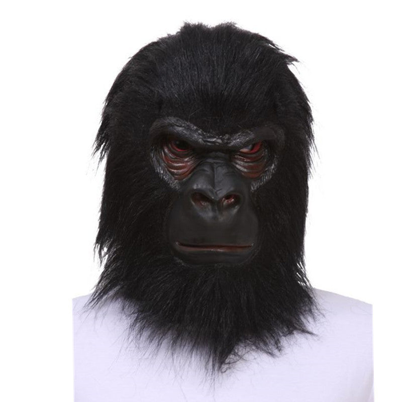 Latex Gorilla Headgear Halloween Mask