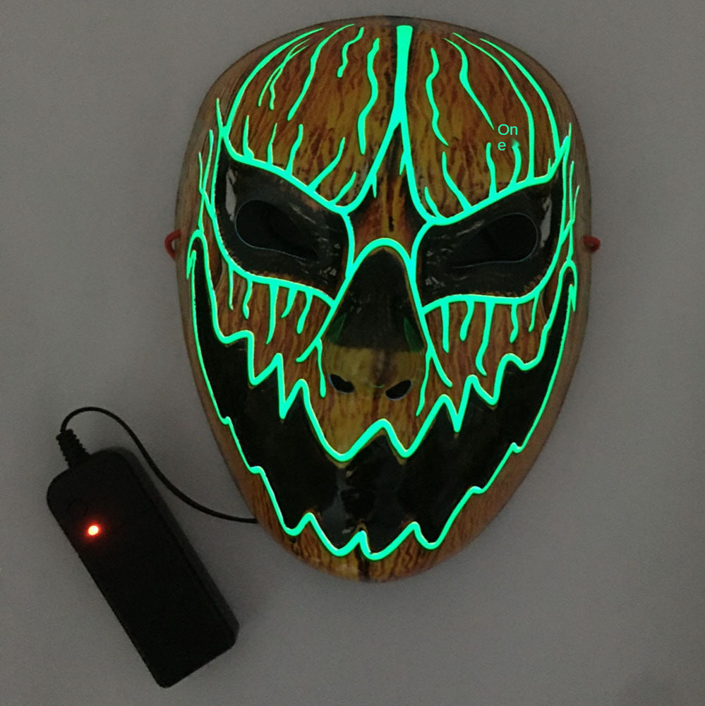 LED Halloween Cosplay Mask