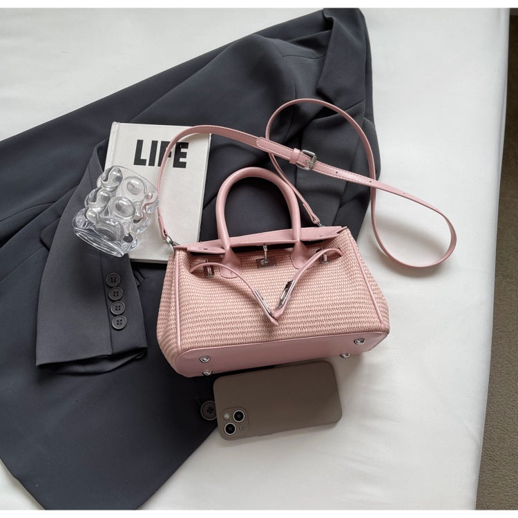 French Straw Summer Crossbody/Tote Bag