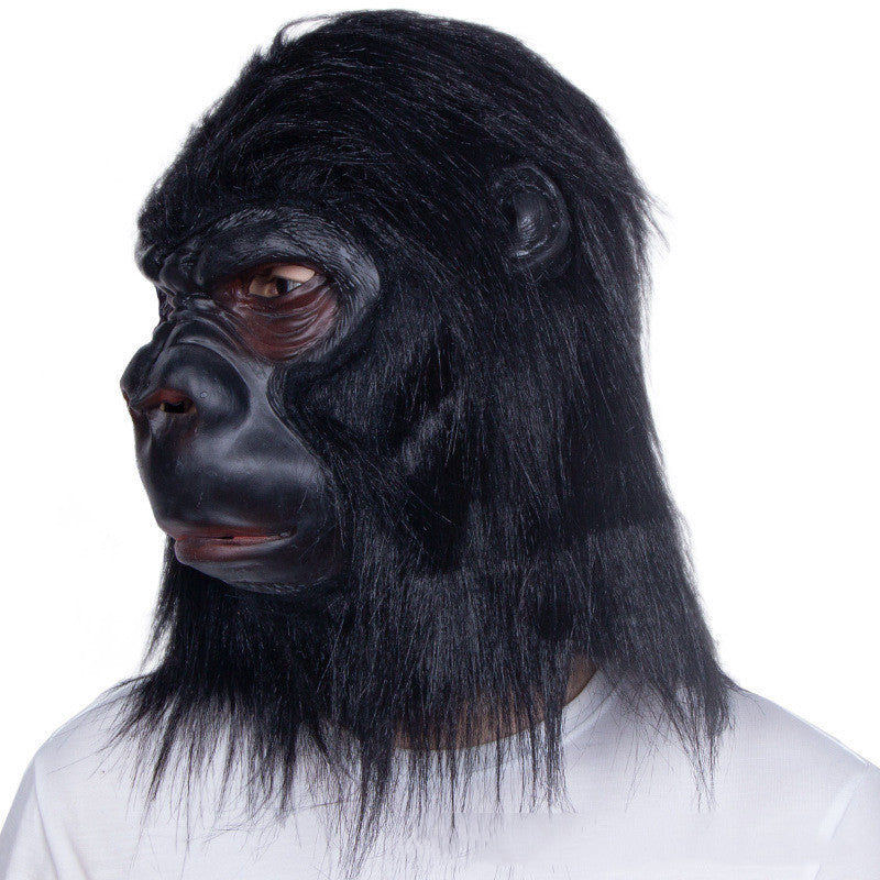 Latex Gorilla Headgear Halloween Mask