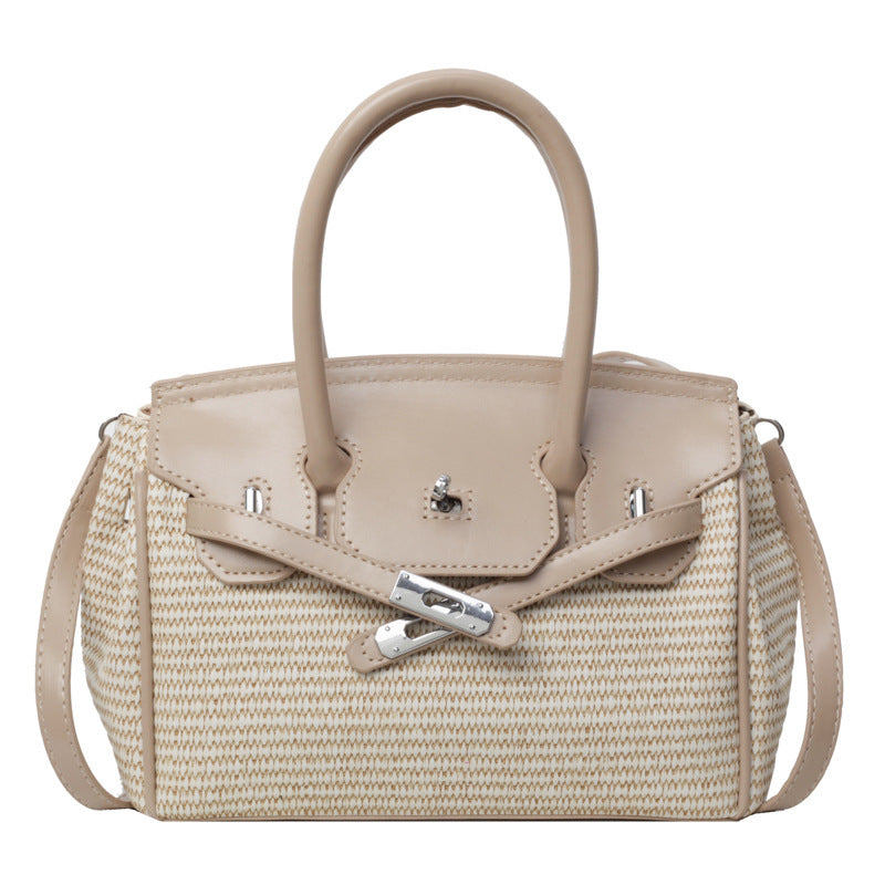 French Straw Summer Crossbody/Tote Bag
