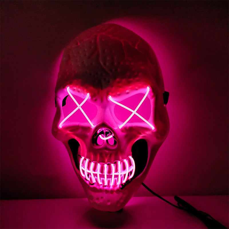Halloween Skull Glowing Horror Mask