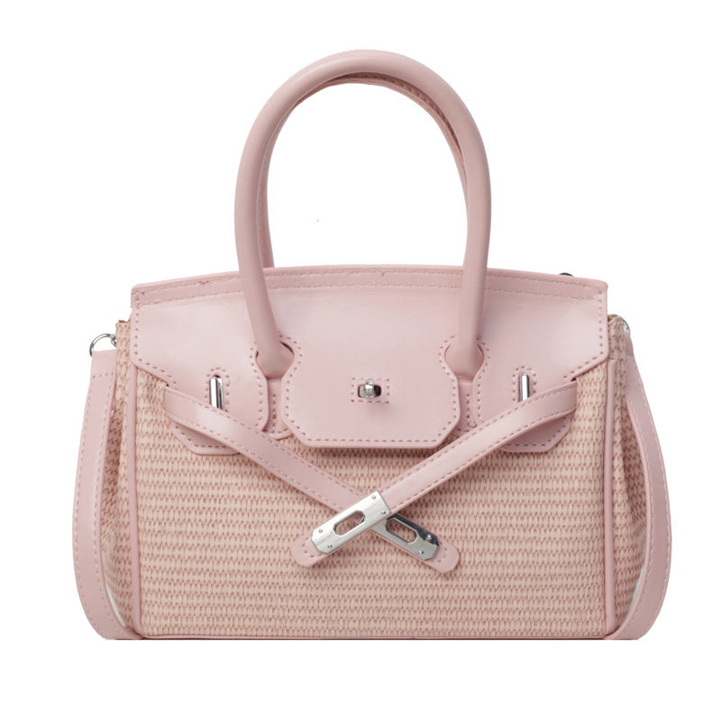 French Straw Summer Crossbody/Tote Bag