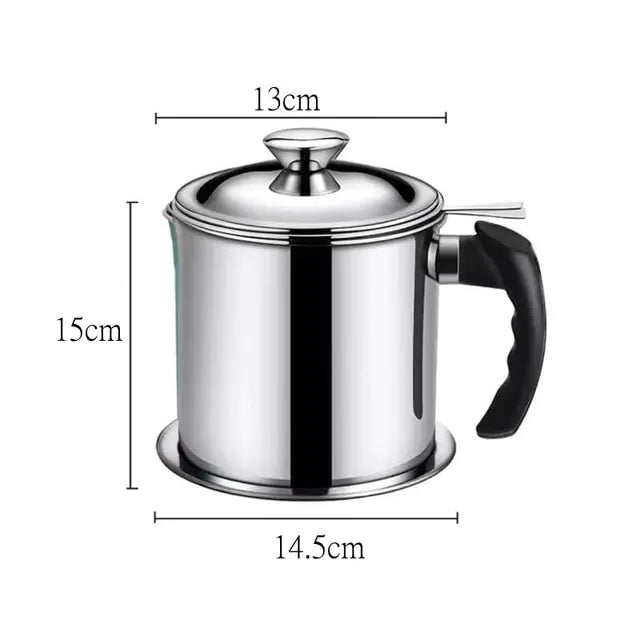 Stainless Steel Household Oil Filter Pot