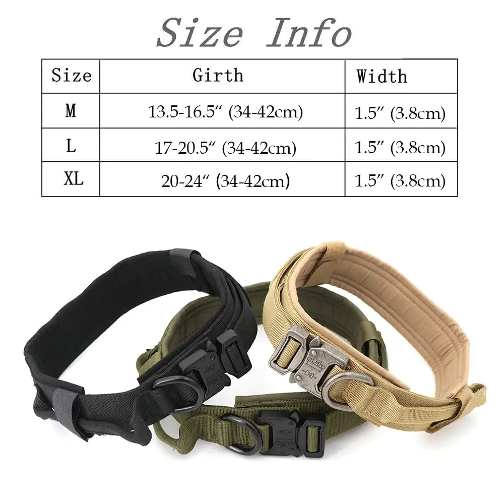 Tactical Dog Collar & Leash