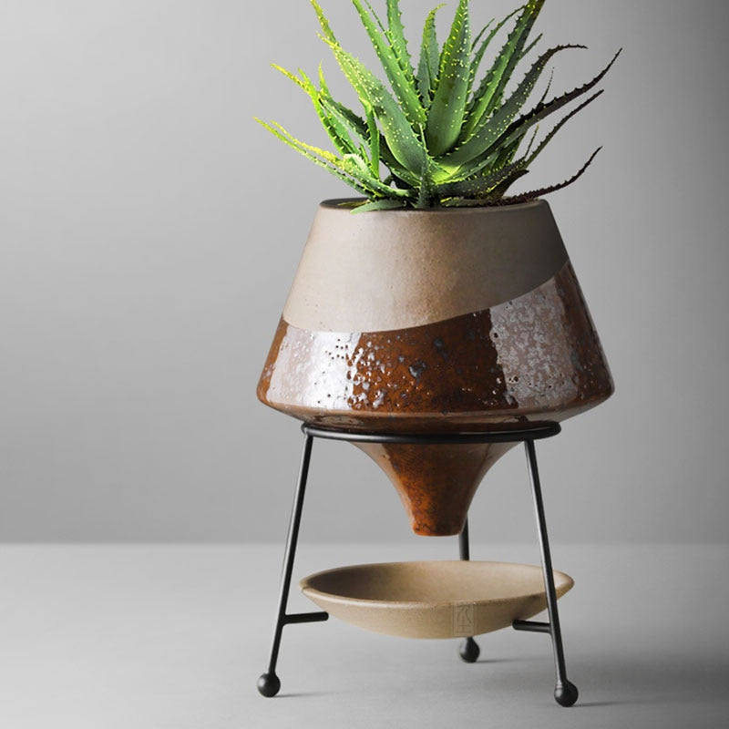 Decorative Ceramic Flowerpot