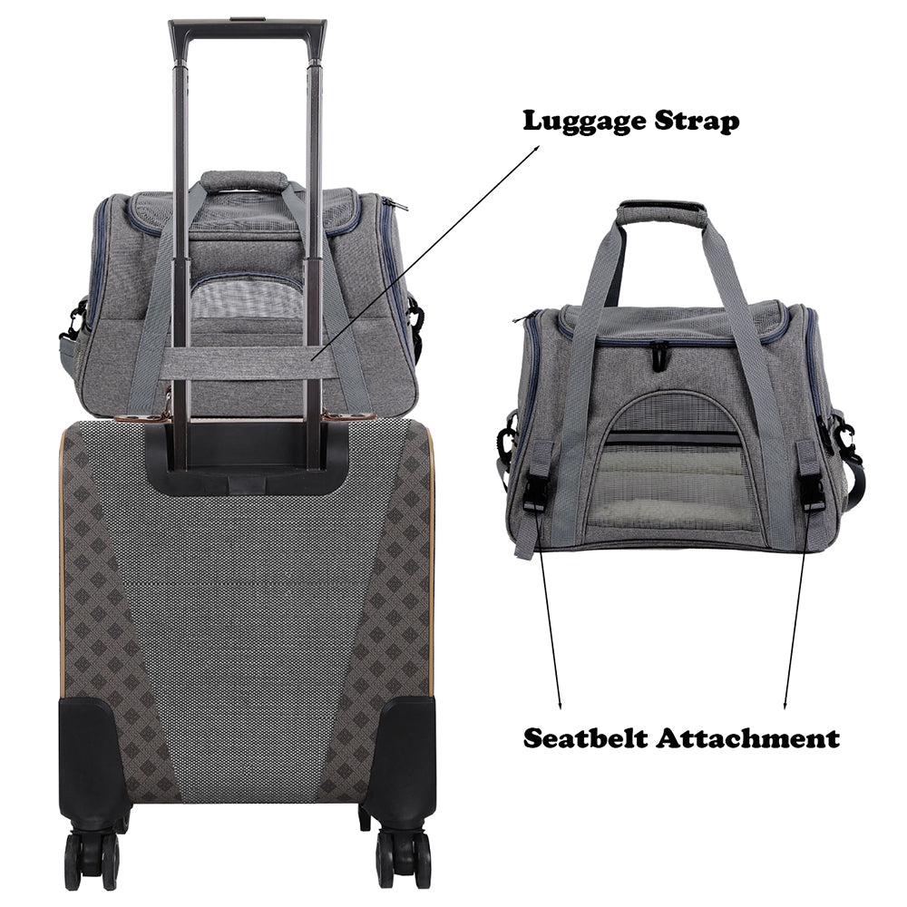 Messenger/ Backpack Style Pet Carrier Travel Bag