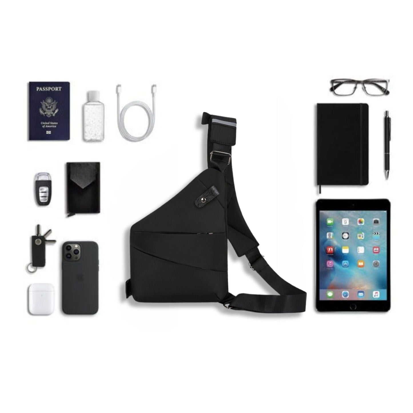 Flex Over Shoulder Travel Bag