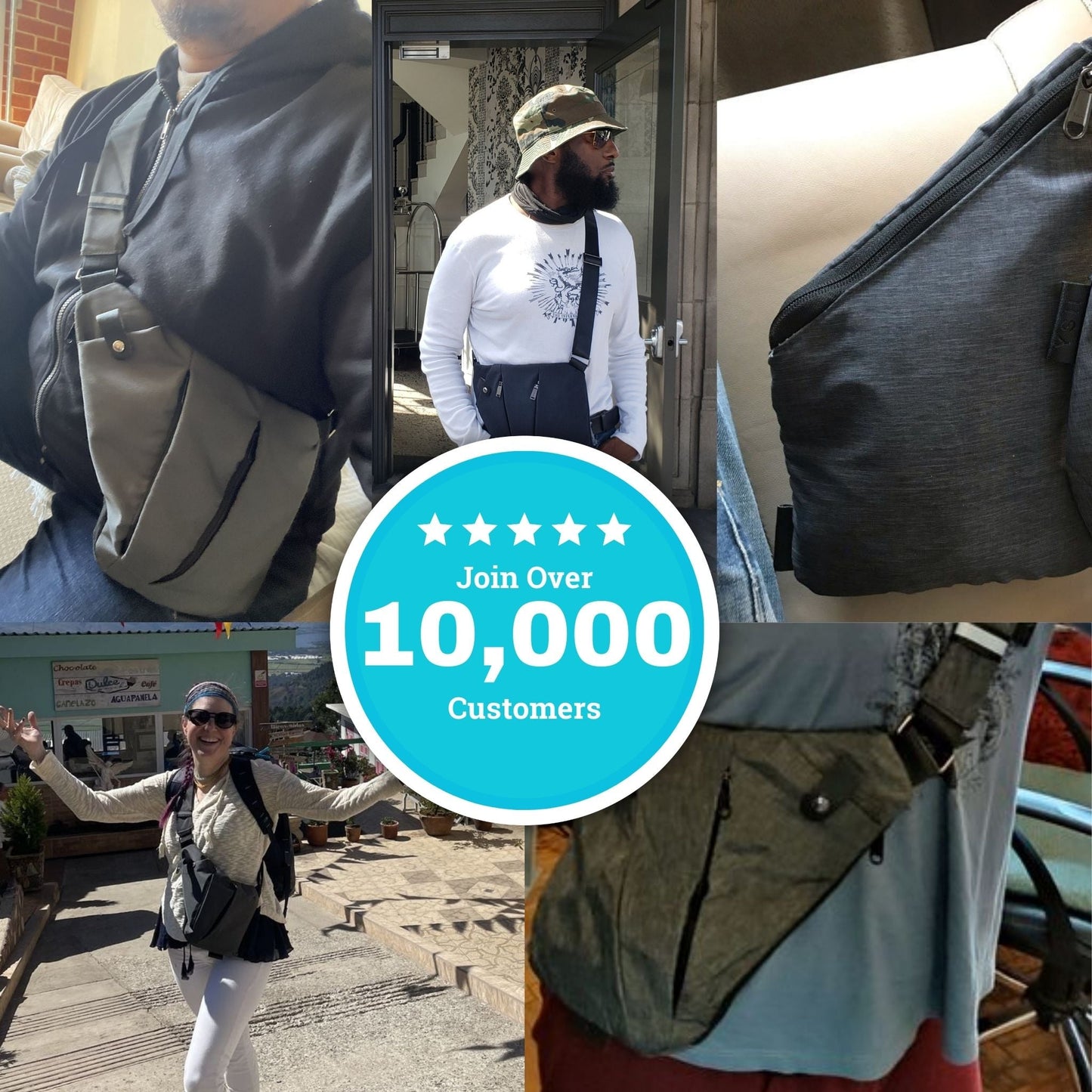 Flex Over Shoulder Travel Bag