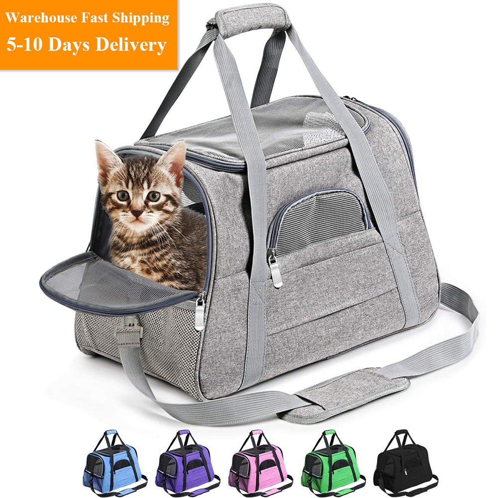 Messenger/ Backpack Style Pet Carrier Travel Bag