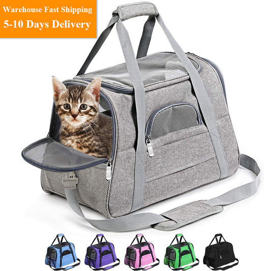 Messenger/ Backpack Style Pet Carrier Travel Bag
