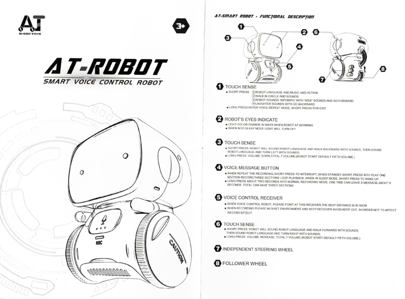Smart Voice Command Dance Robot