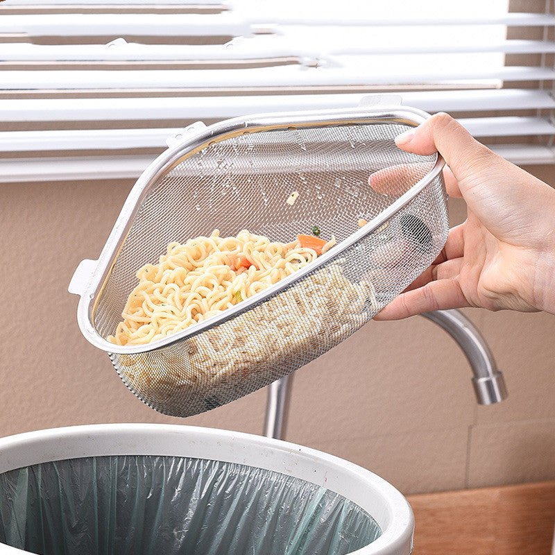 Stainless Steele Kitchen Sink Food Drain Basket Stainless